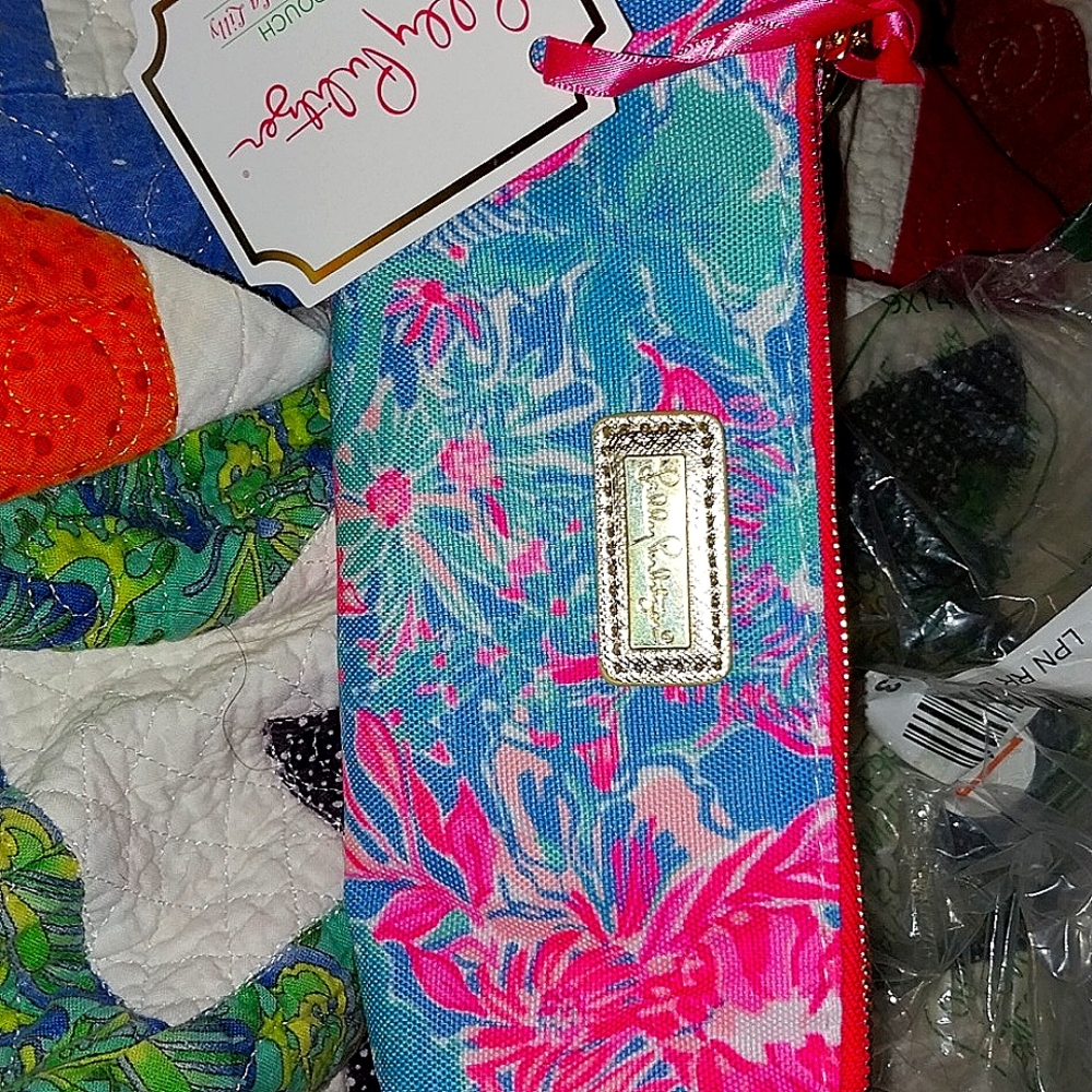 Lilly Pulitzer Pencil Pouch NWT